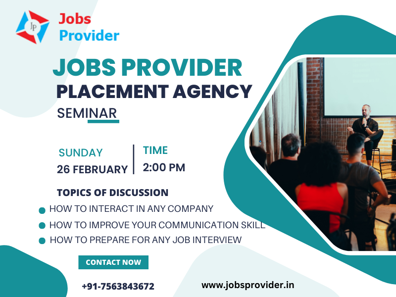 Jobs Provider Event — GMB Post design by Abhijit